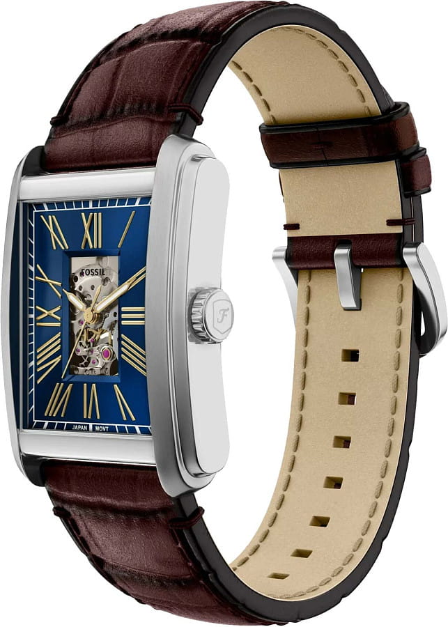 Часы Fossil Carraway ME3273 — механические, сталь металл