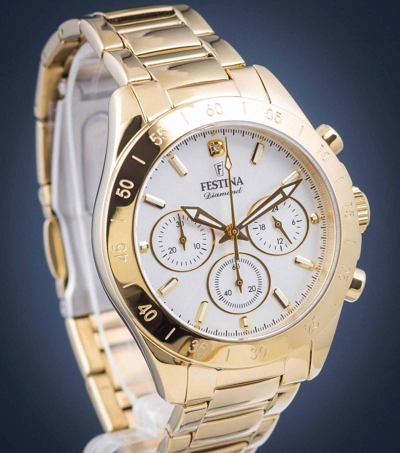 Часы Festina Boyfriend F20400/1 — женские, золотистый