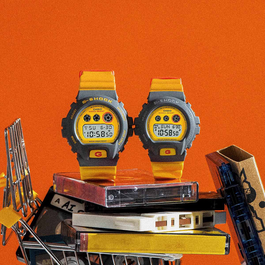 Часы Casio G-Shock GMD-S6900Y-9DR (GMD-S6900Y-9) — пластик, женские