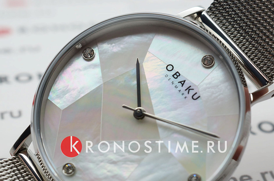 Часы Obaku Mesh V268LXCWMC — металл сталь, Дания