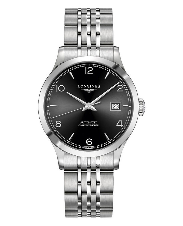 Часы Longines Record Collection L2.820.4.56.6 — женские, черный