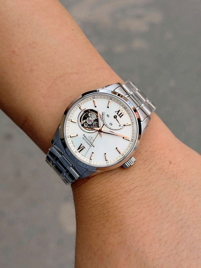 Часы Orient Star RE-AT0024S (RK-AT0024S) — мужские, серебристый