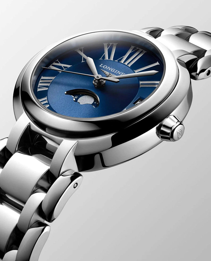 Часы Longines PrimaLuna L8.115.4.91.6 — сталь металл, нержавеющая сталь