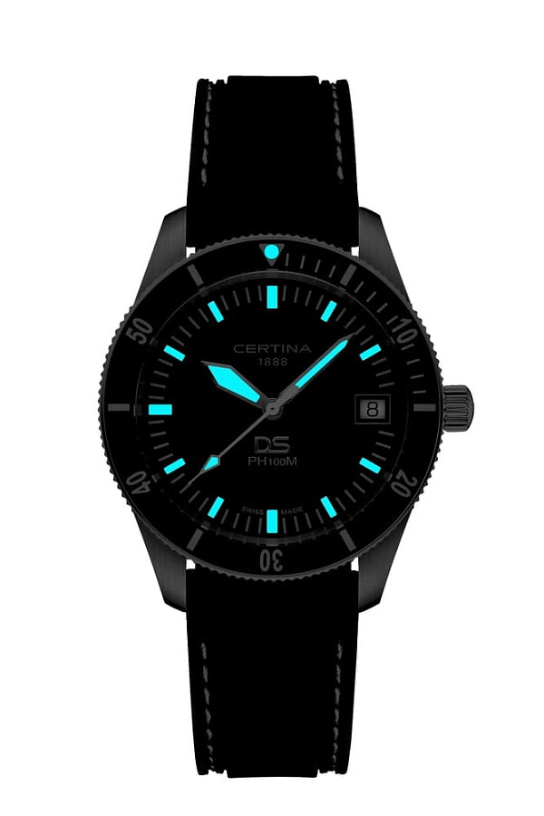 Часы Certina DS PH100M Gent C044.410.17.050.00 — кварцевые, сталь металл