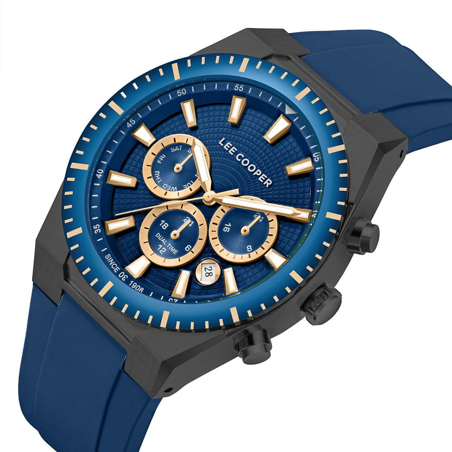Часы Lee Cooper LC08088.999 — кварцевые, суперметалл металл