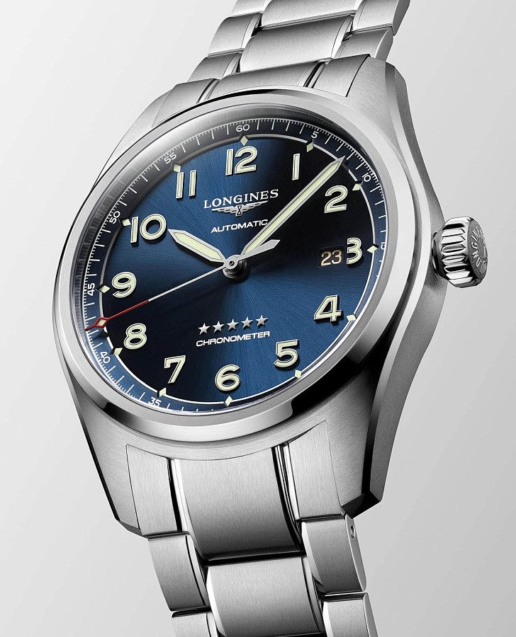 Часы Longines Spirit L3.811.4.93.6 — мужские, серебристый
