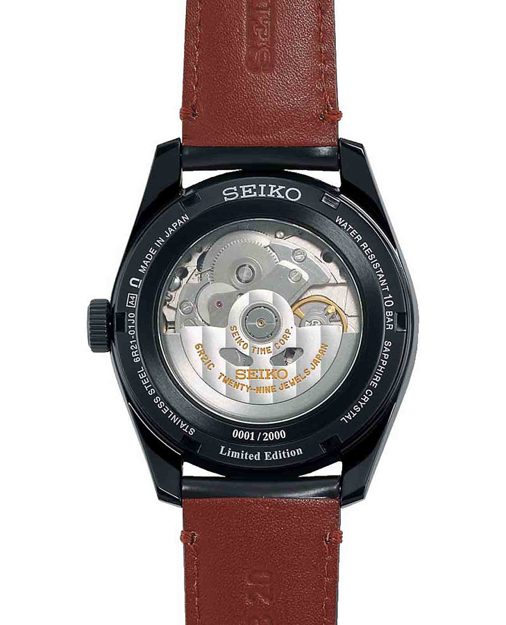 Часы Seiko Presage Sharp Edged Series SPB329 — кожаный, мужские