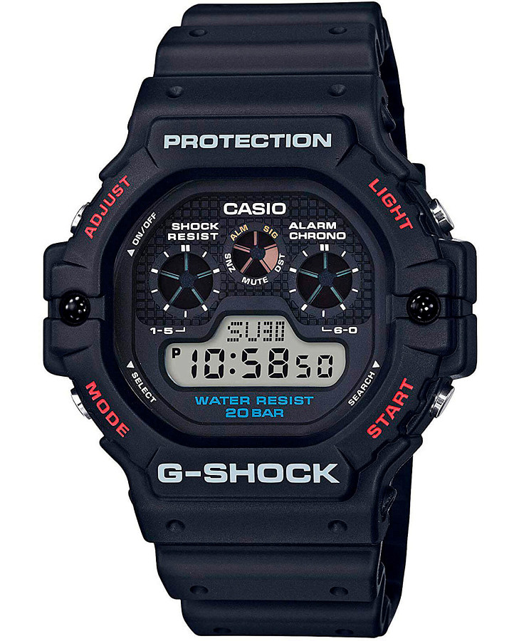 Часы Casio G-Shock DW-5900-1 — мужские, черный