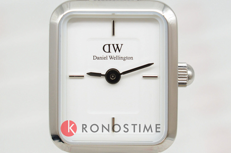 Часы Daniel Wellington Quadro Mini Sterling DW00100726 — металл сталь, Швеция