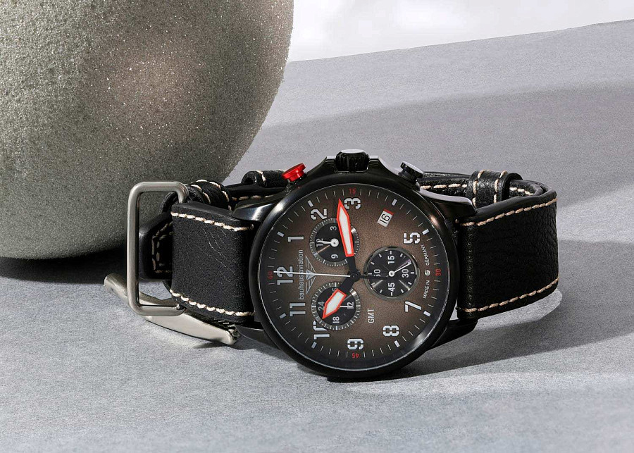 Часы Bauhaus Aviation 28861 — мужские, кожаный
