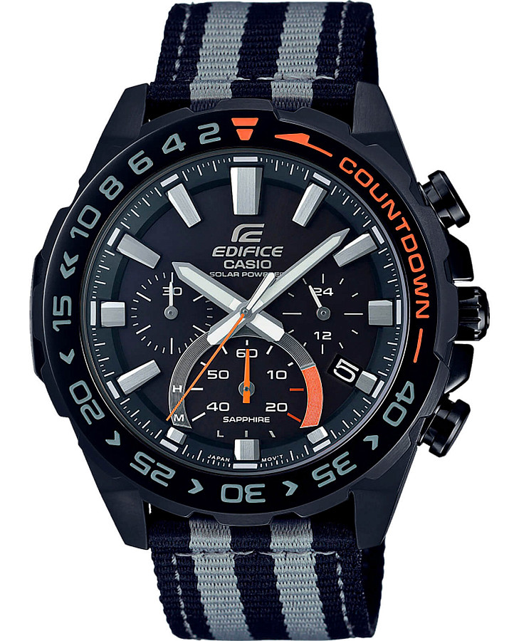Часы Casio Edifice EFS-S550BL-1A — мужские, черный