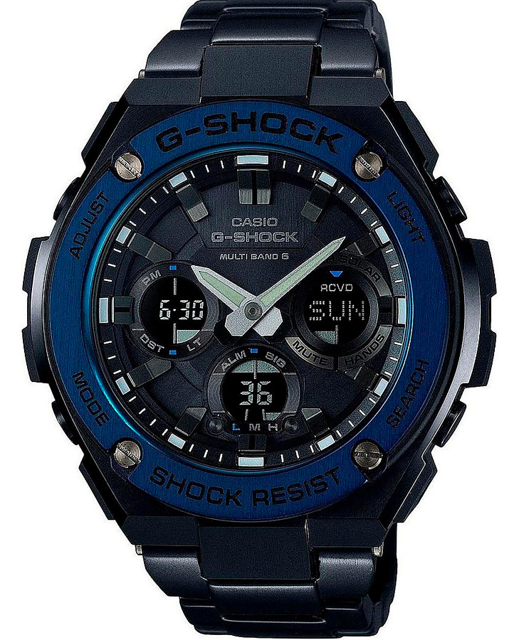 Часы Casio G-Shock GST-W110BD-1A2 — мужские, черный