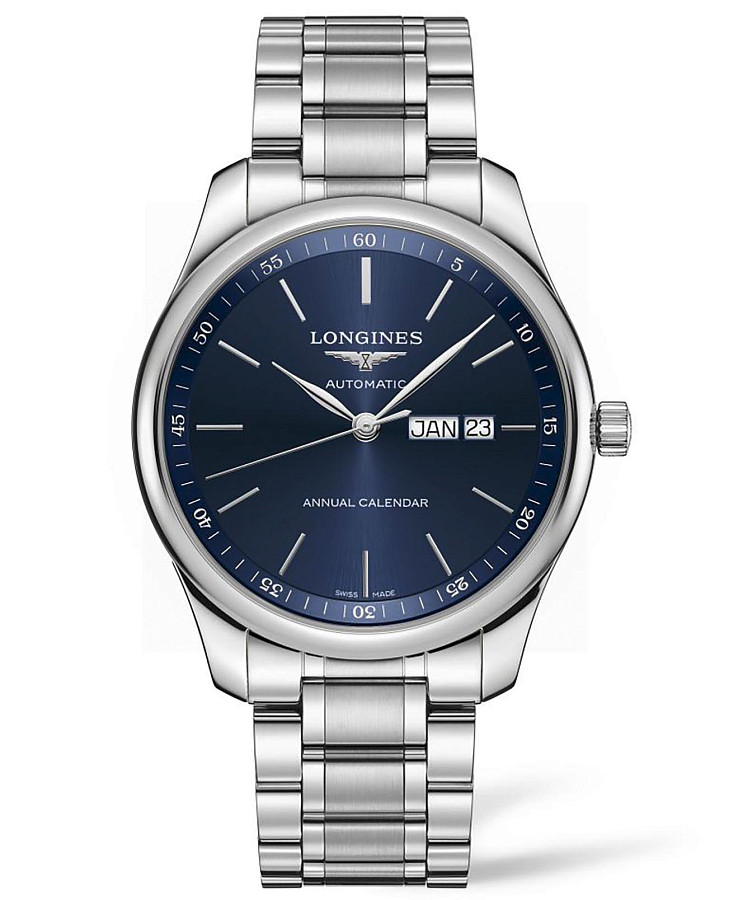 Часы Longines Master Collection L2.920.4.92.6 — мужские, синий
