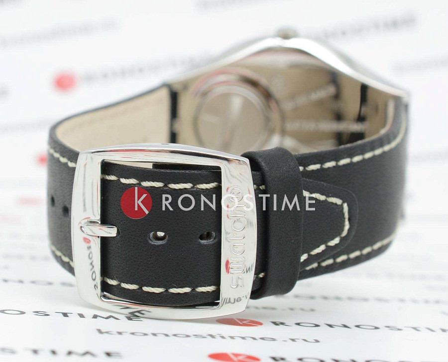 Часы Swatch Skin Irony 42 SS07S118 — женские, кожаный
