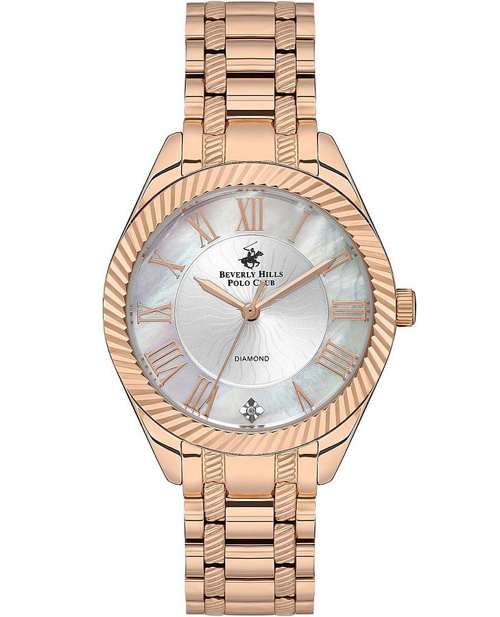 Часы Beverly Hills Polo Club BP3571C.420 — женские, перламутровый