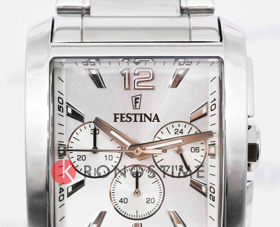 Часы Festina Timeless Chrono F20635/1 — сталь металл, Испания