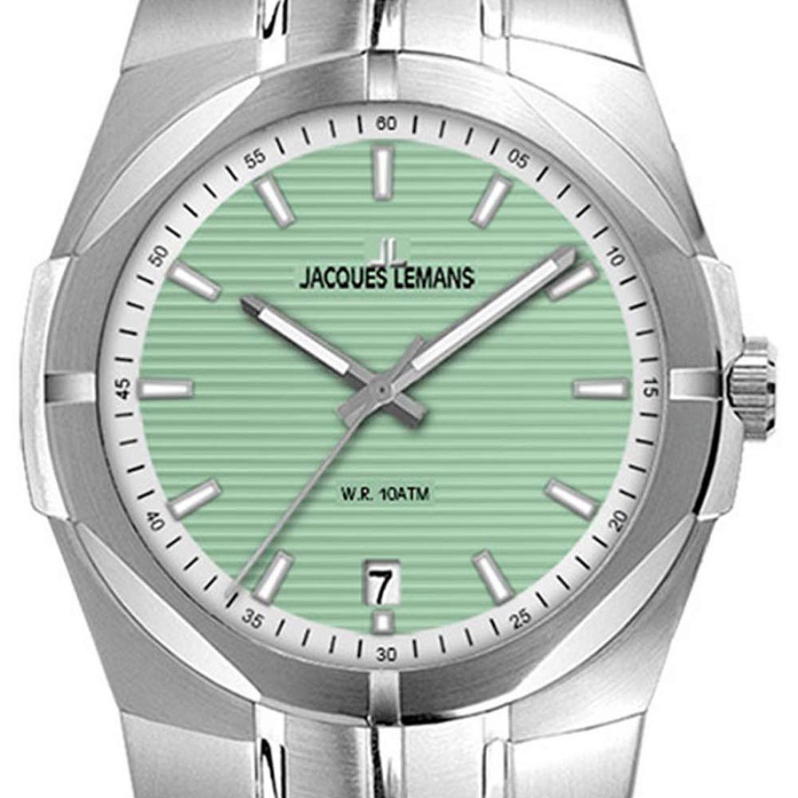 Часы Jacques Lemans 1-2179F — кварцевые, сталь металл
