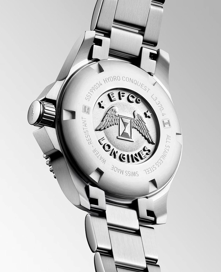 Часы Longines HydroConquest L3.370.4.96.6 — керамика сталь металл, Швейцария