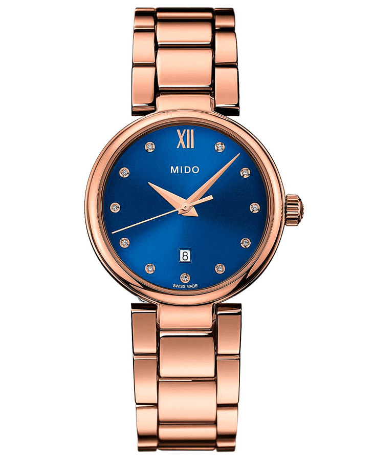 Часы Mido Baroncelli Donna M022.210.33.046.00 — женские, синий