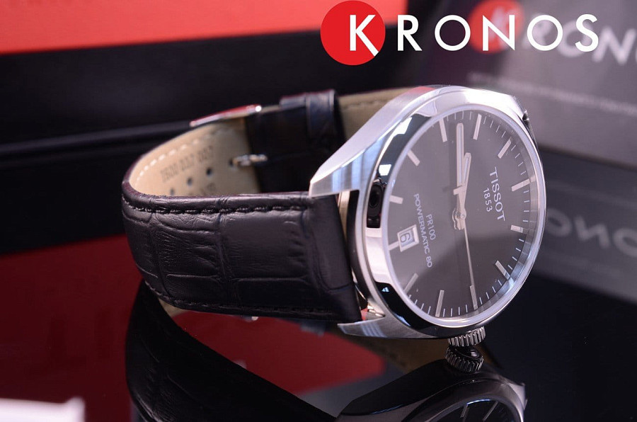 Часы Tissot PR 100 Powermatic 80 T101.407.16.051.00 — артикул T1014071605100