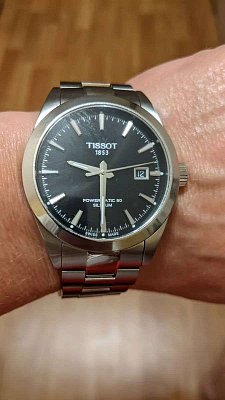 Фото покупателя: Швейцарские механические наручные часы Tissot Gentleman Powermatic 80 Silicium T127.407.11.051.00