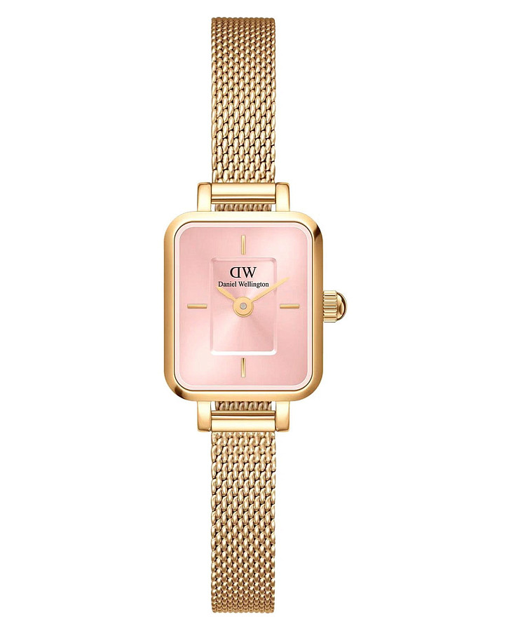 Часы Daniel Wellington Quadro Mini DW00100655 — женские, розовый