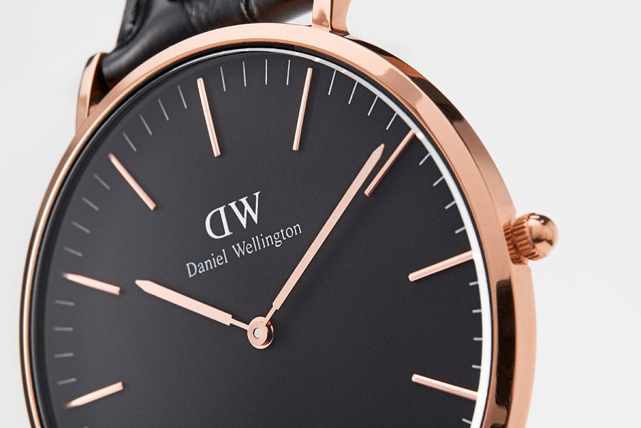 Часы Daniel Wellington Classic Black Cornwall DW00100148 — сталь металл, Швеция