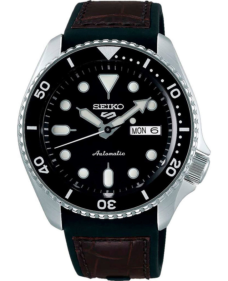 Часы Seiko 5 Sports SRPD55K2 — мужские, черный