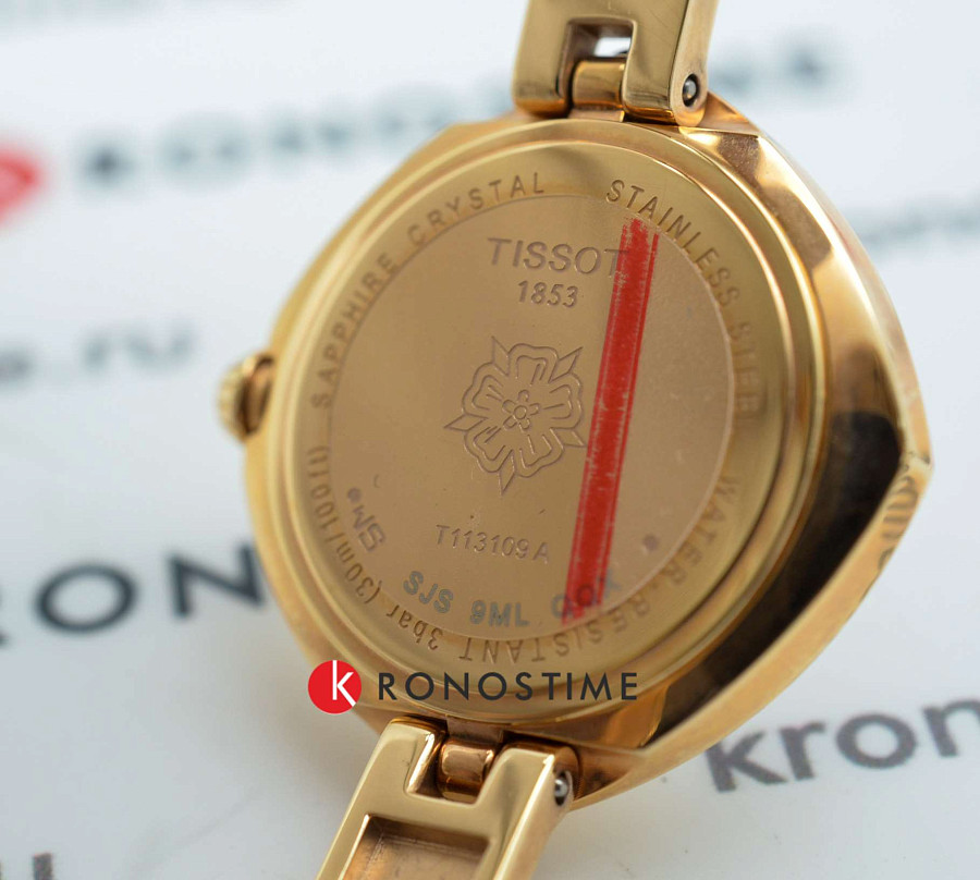 Часы Tissot Femini-T T113.109.33.116.00 — перламутровый, сталь металл
