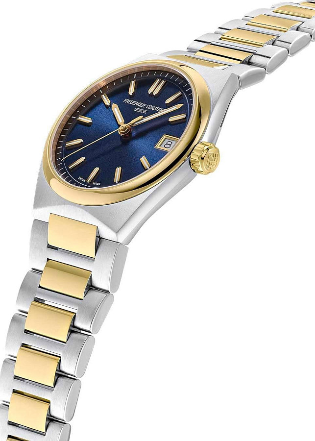 Часы Frederique Constant Highlife Ladies Quartz FC-240N2NH3B — синий, металл сталь