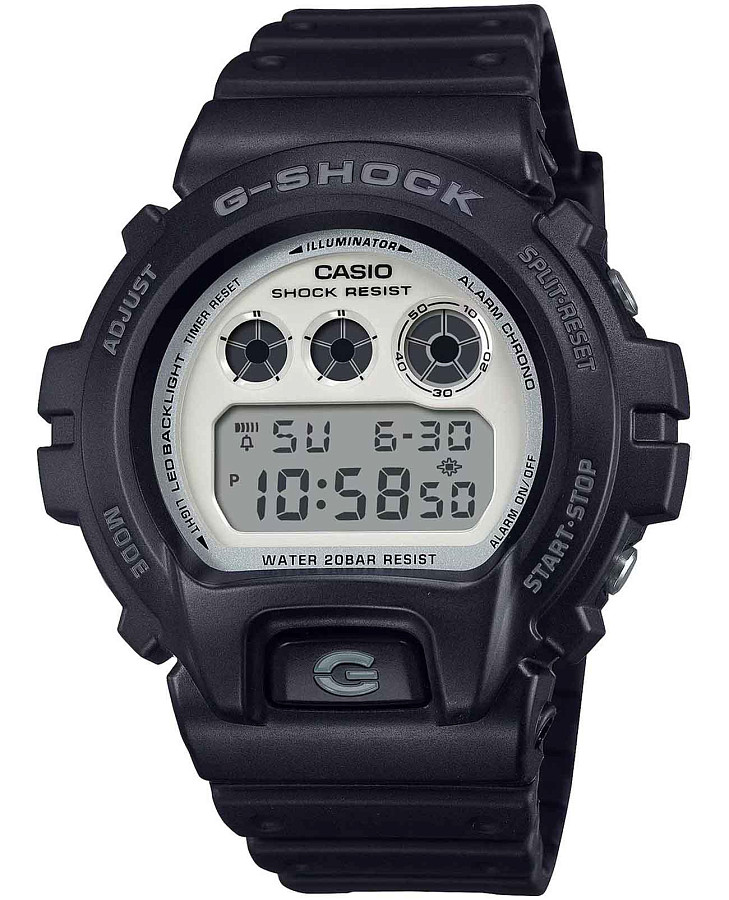 Часы Casio G-Shock DW-6900WD-1D — мужские, белый