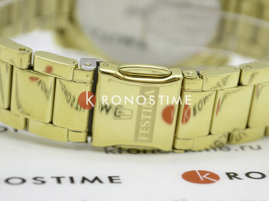 Часы Festina Boyfriend F20640/7 — женские, нержавеющая сталь с позолотой