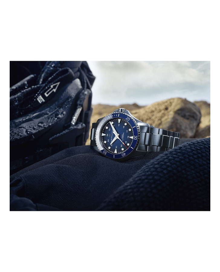Часы Hamilton Khaki Navy Scuba Automatic H82505140 — металл сталь, нержавеющая сталь