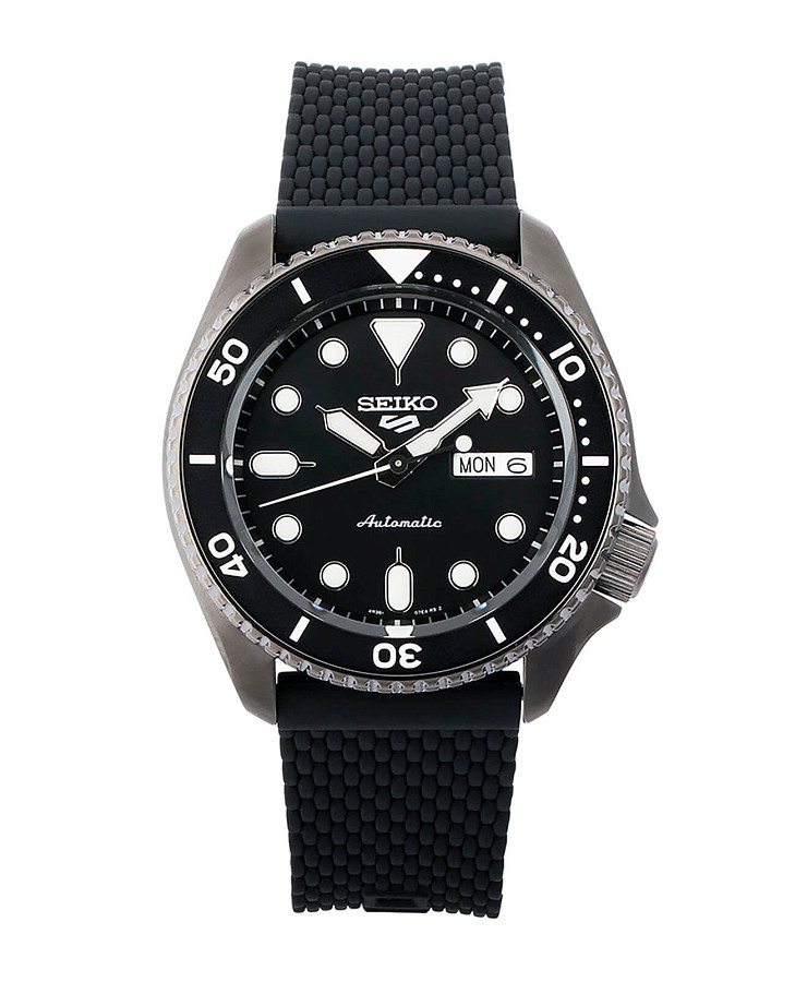 Часы Seiko 5 Sports SRPD65K2 — мужские, силикон