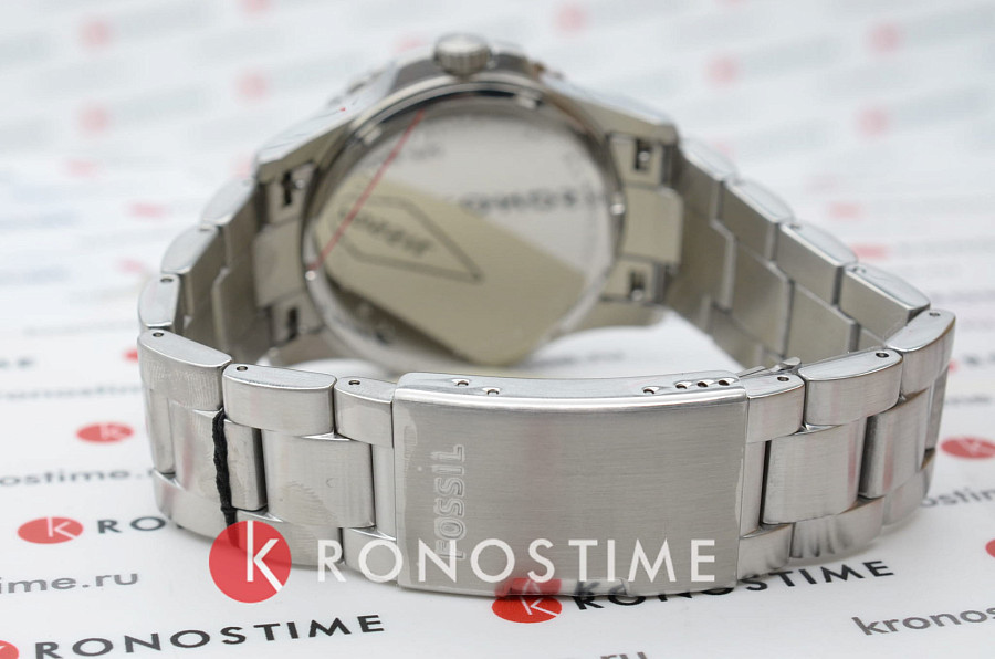 Часы Fossil Blue FS5952 — черный, металл сталь