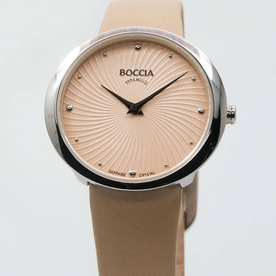 Часы Boccia Titanium 3364-02 — кварцевые, титан