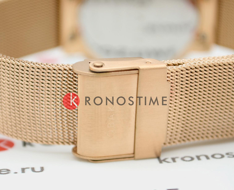 Часы Obaku Mesh V273LDVWMV — белый, сталь