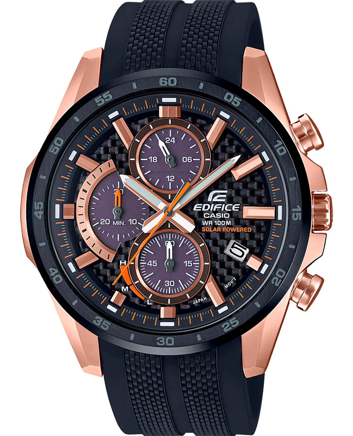 Часы Casio Edifice EQS-900PB-1A — мужские, черный