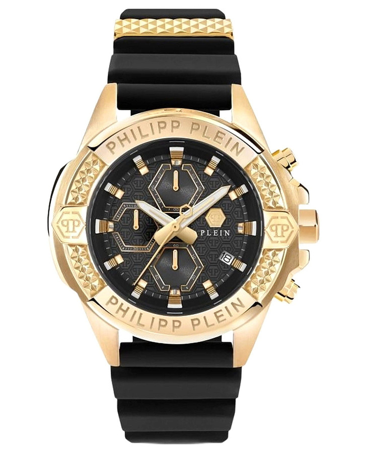 Часы Philipp Plein The $kull Chrono PWWFA0225 — мужские, черный