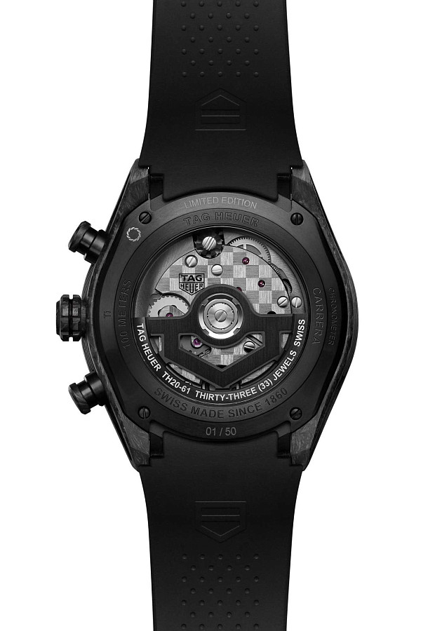 Часы TAG Heuer Carrera Chronograph Tourbillon Extreme Sport CBU5091.FT6305 — карбон, Швейцария