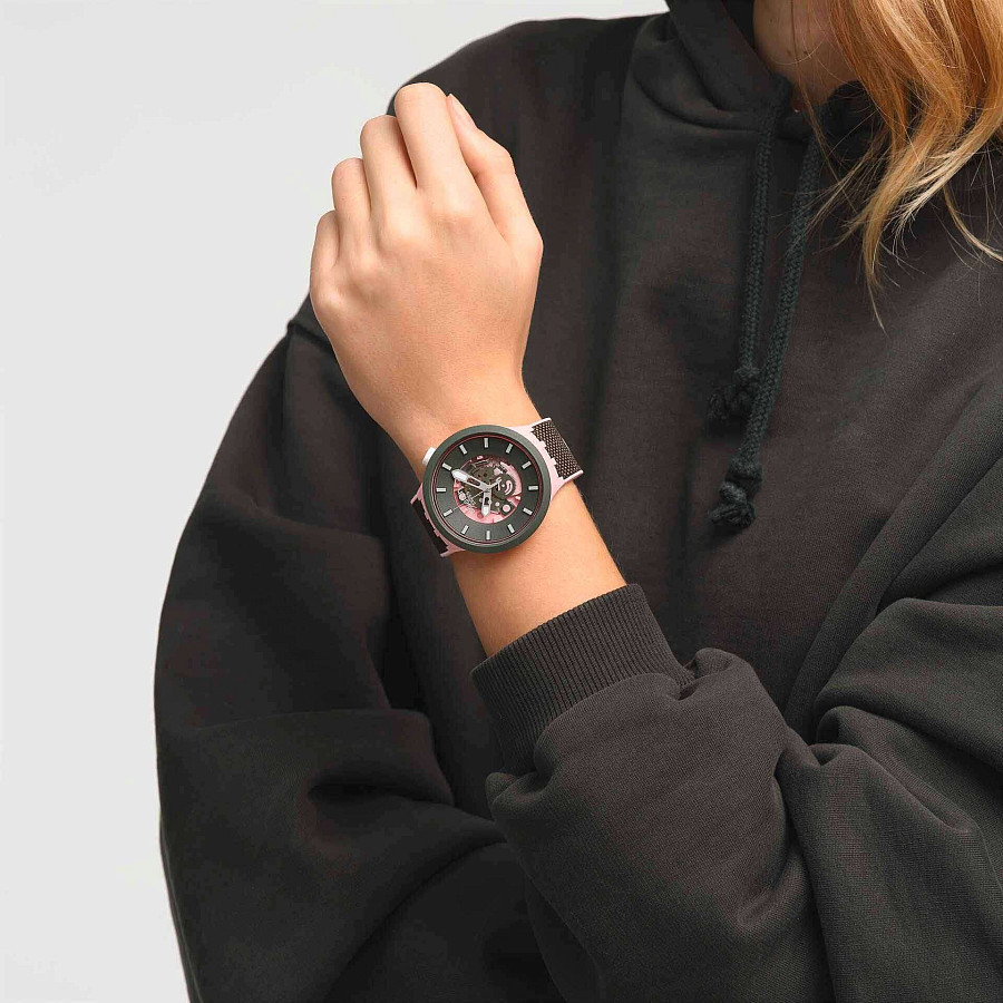 Часы Swatch Big Bold Biosourced Lacquered SB05P100 — биоматериал, женские