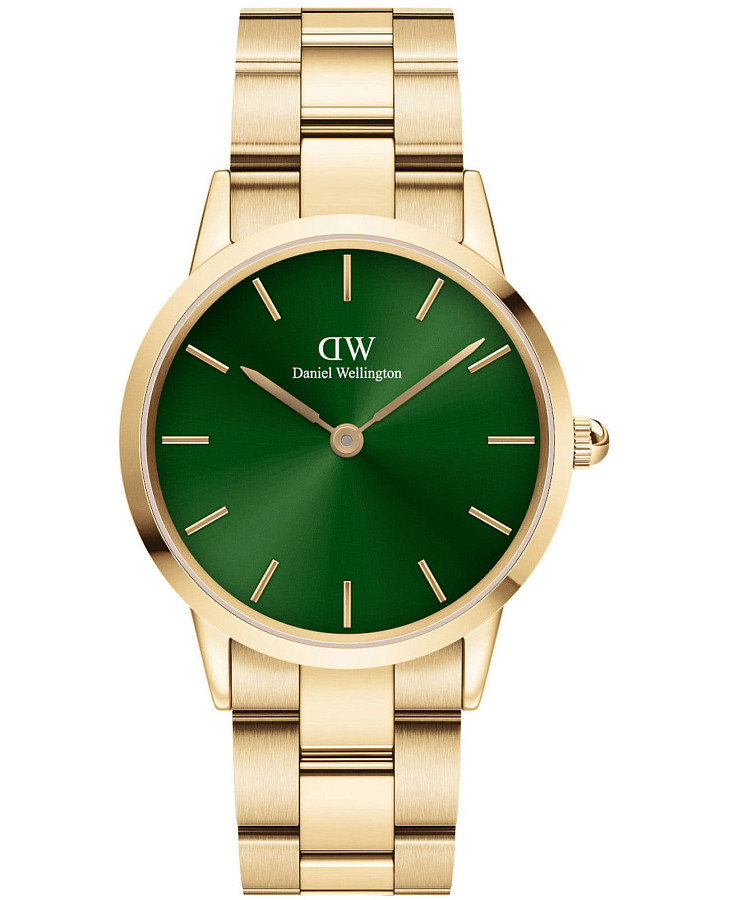 Часы Daniel Wellington Iconic Link Emerald DW00100553 — женские, зеленый