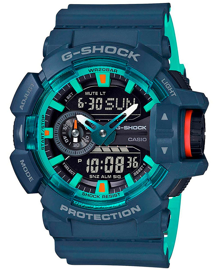 Часы Casio G-Shock GA-400CC-2A — мужские, черный