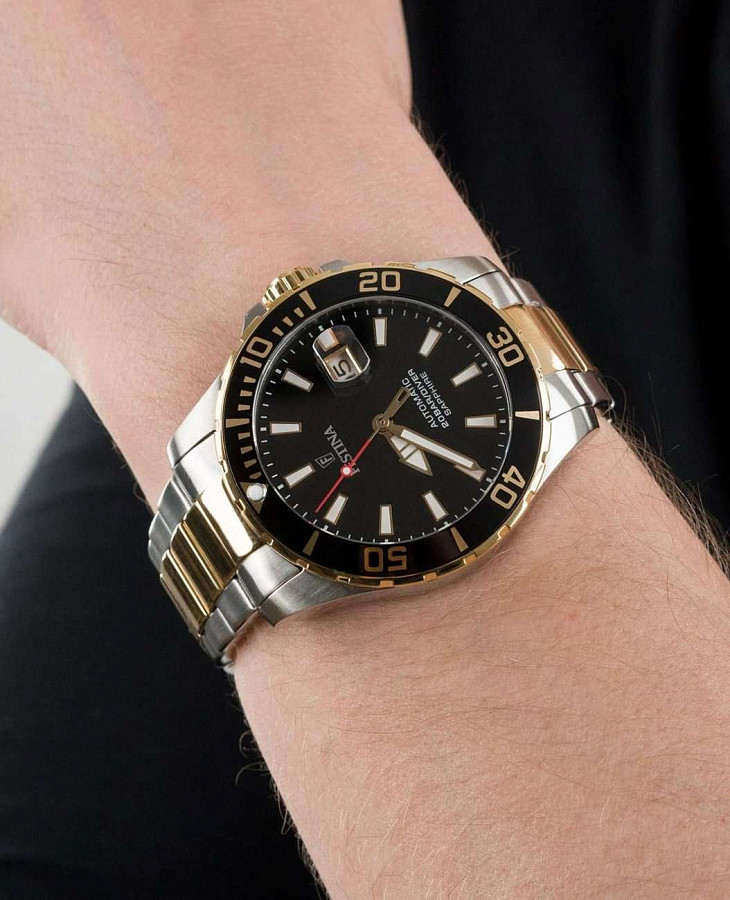 Часы Festina Automatic F20532/2 — механические, сталь металл