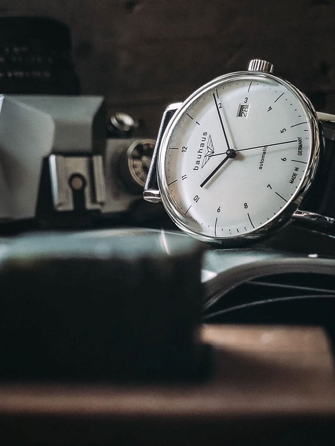 Часы Bauhaus Classic 21525 — сталь металл, Германия