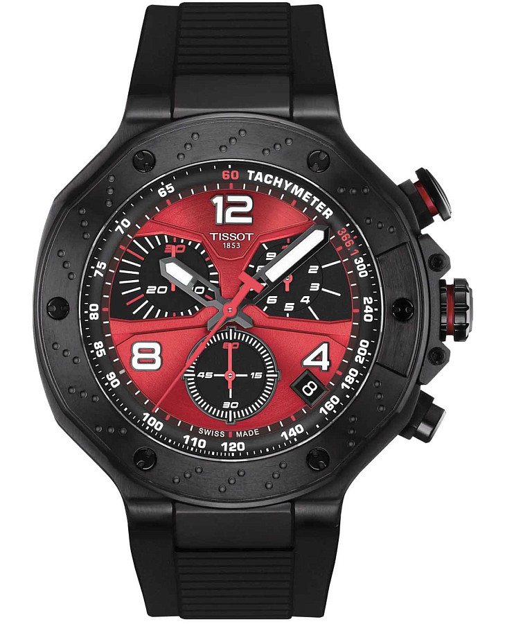 Часы Tissot T-Race MotoGP 2026 45 mm T141.417.37.422.00 — мужские, красный