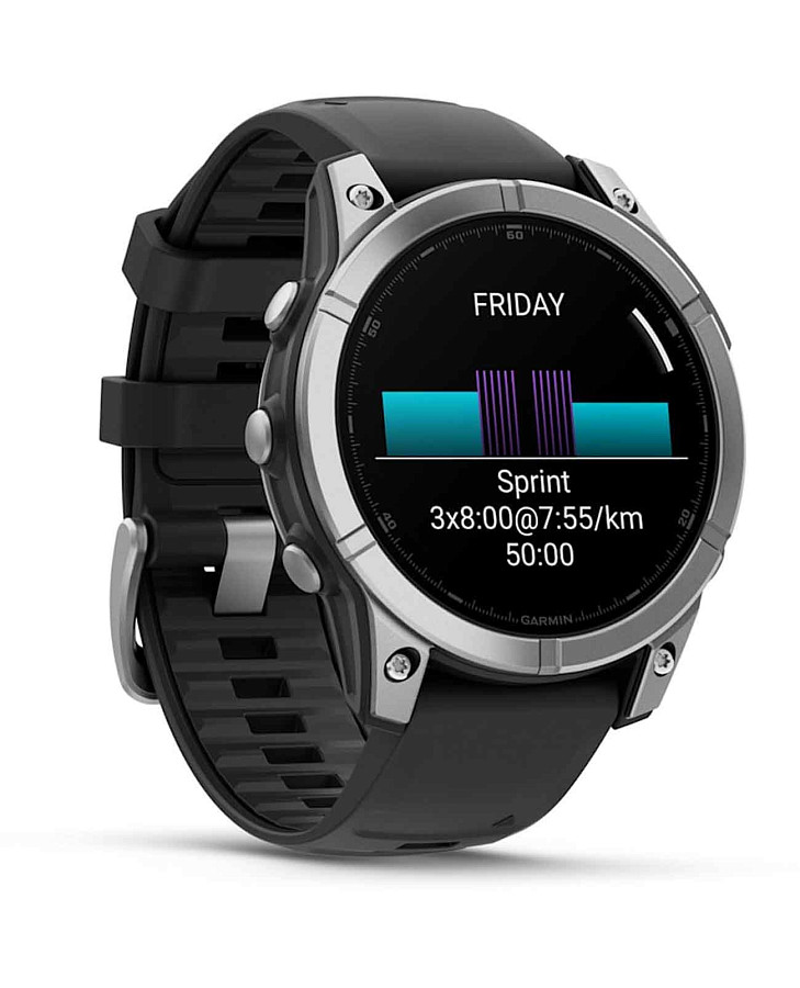 Часы Garmin Fenix E 010-03025-00 — электронные, сталь пластик металл