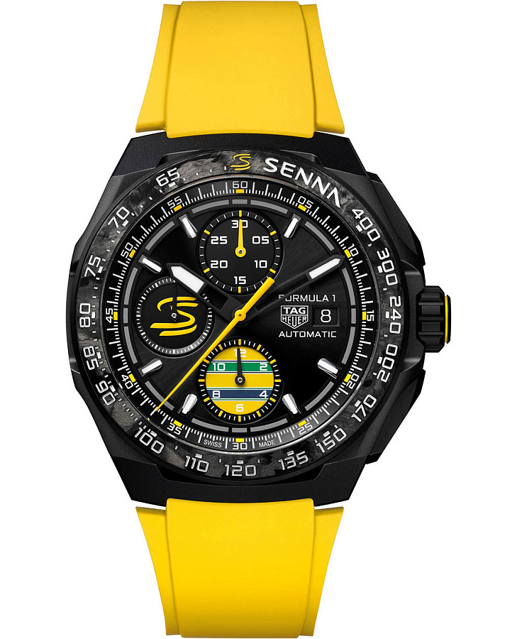 Часы TAG Heuer Formula 1 Chronograph x Senna CBZ2081.FT8092 — мужские, черный