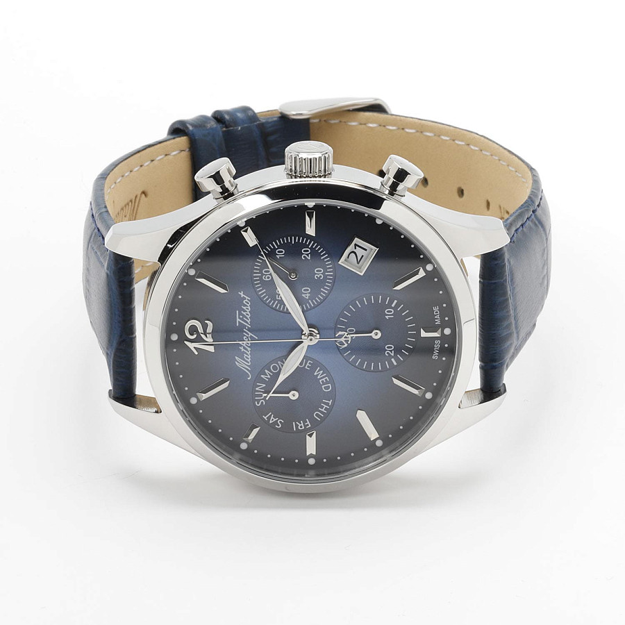 Часы Mathey-Tissot Urban H411CHALBU — кварцевые, сталь металл