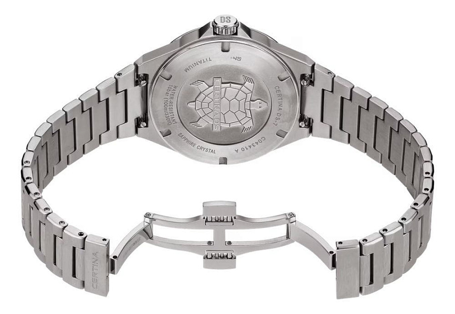 Часы Certina DS-7 Quartz C043.410.44.051.00 — кварцевые, Швейцария, мужские
